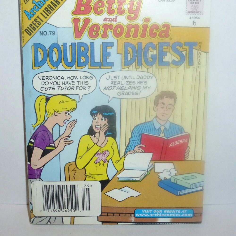 1st PRINT 1999  Betty & Veronica DOUBLE DIGEST #79 Archie Magazine Vintage Comic